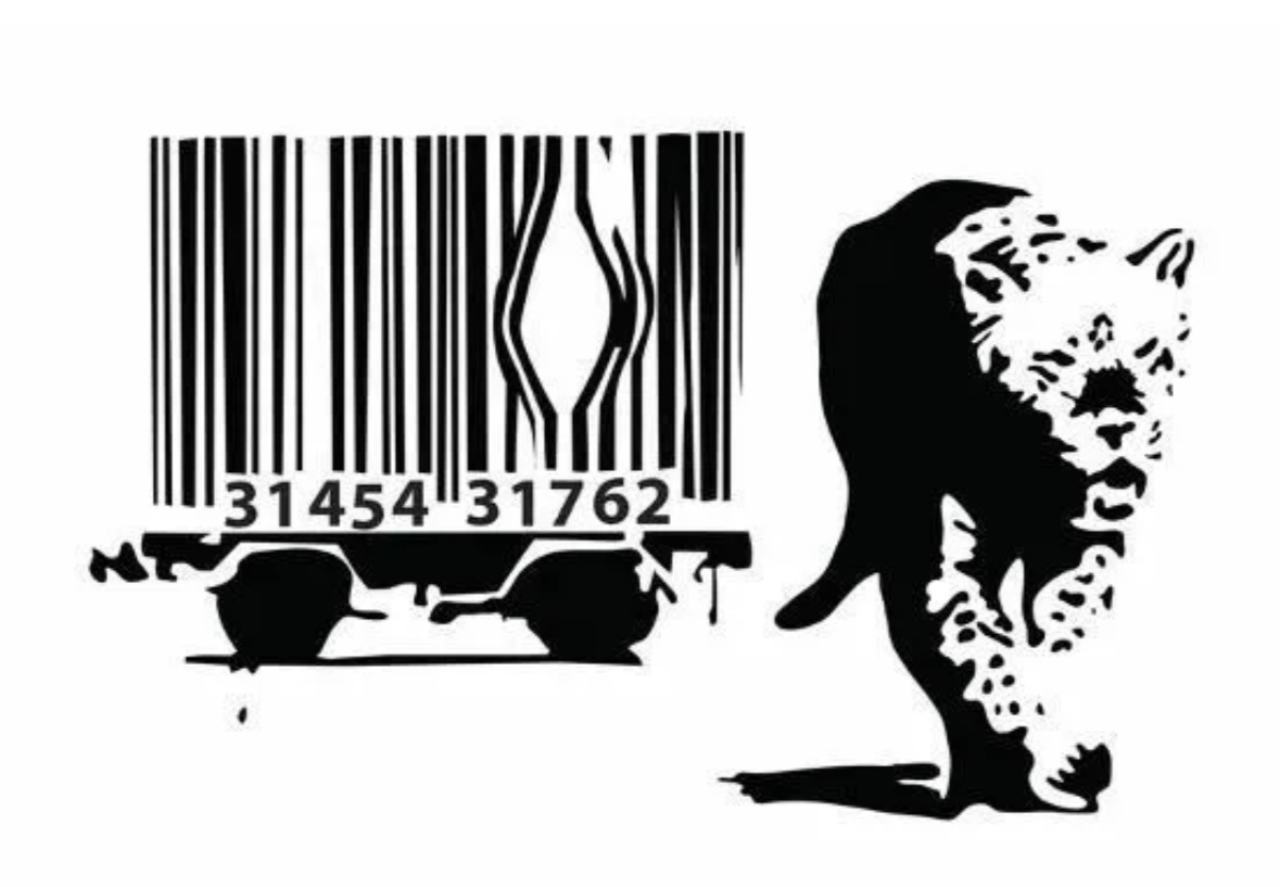 Фотография работы Бэнкси из интернета