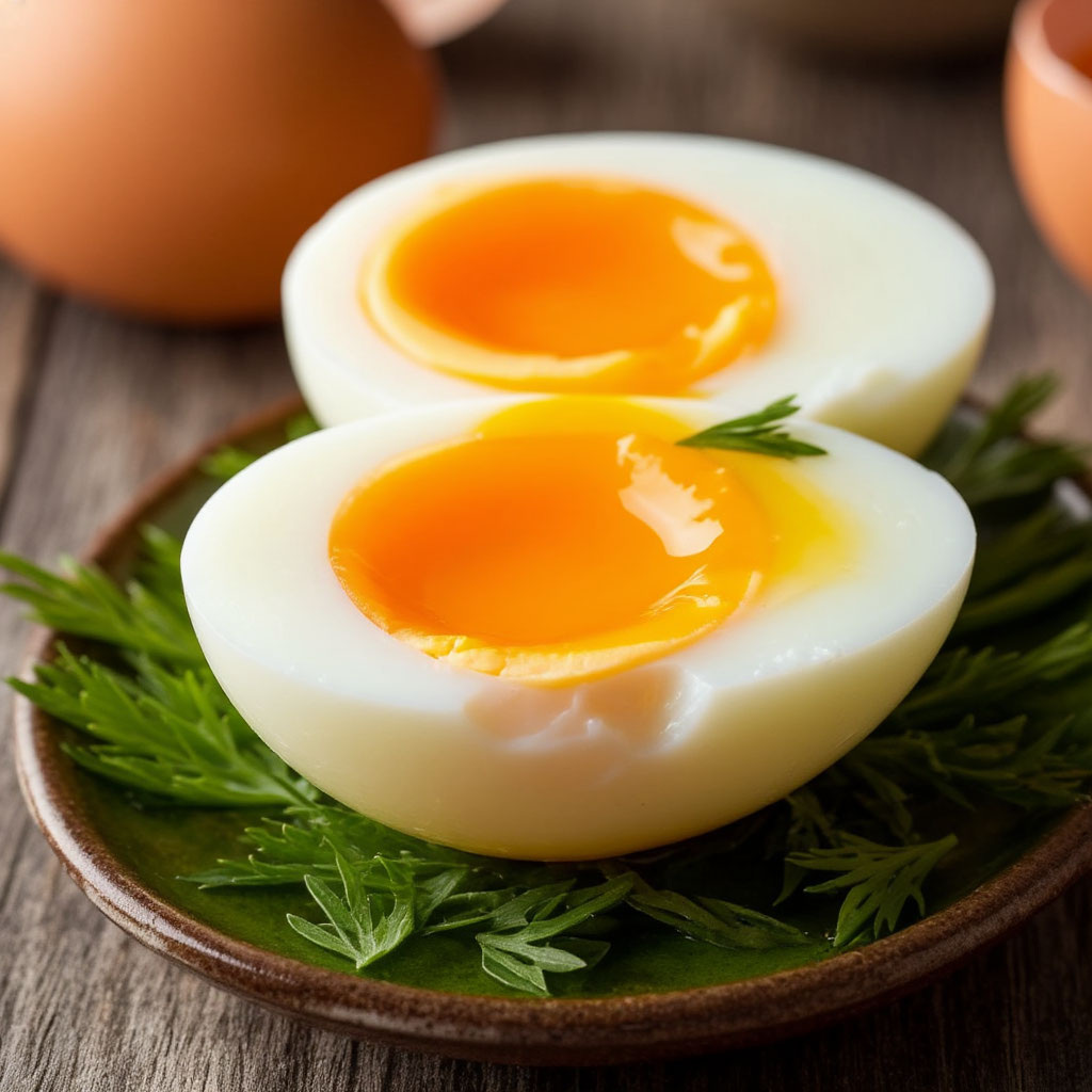 Яйца всмятку