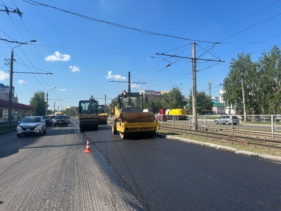    Ремонт дорог в Барнауле. Источник: barnaul.org