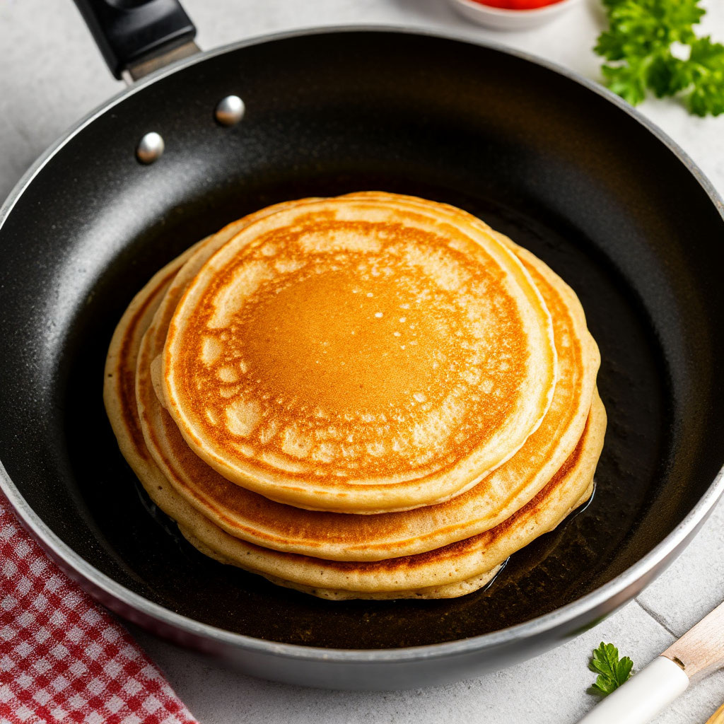 Оладьи на сковороде