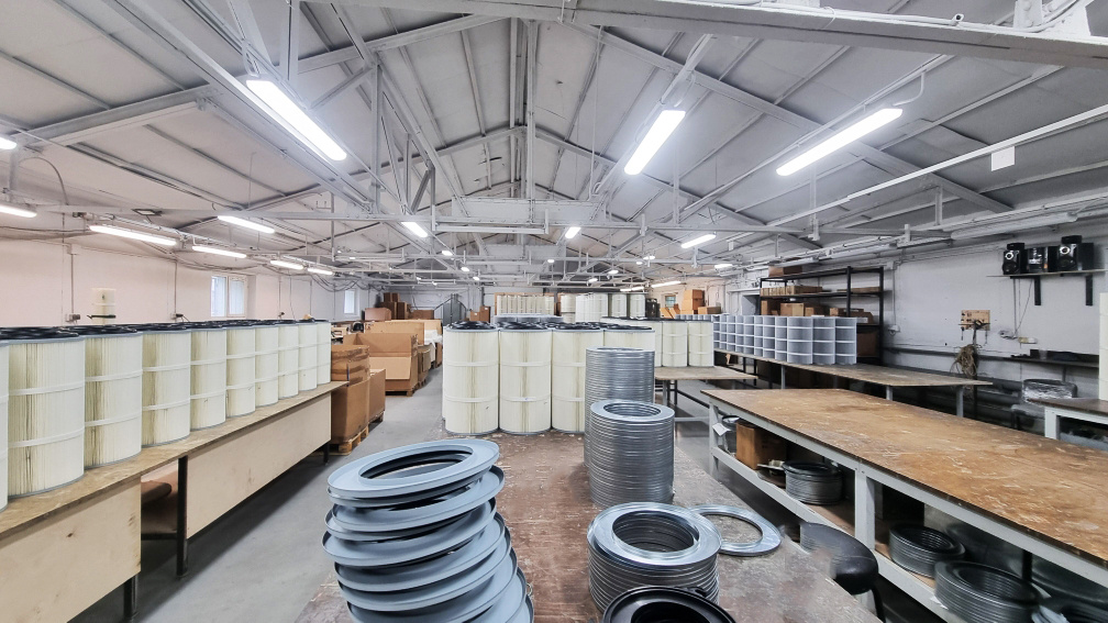 Цех №1 сборка фильтрующих элементов