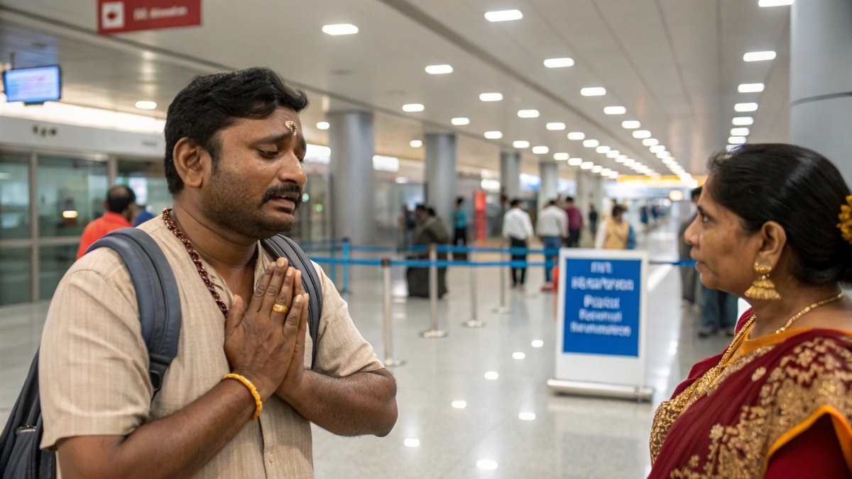 ИИ-реконструкция сцены в транзитной зоне. 