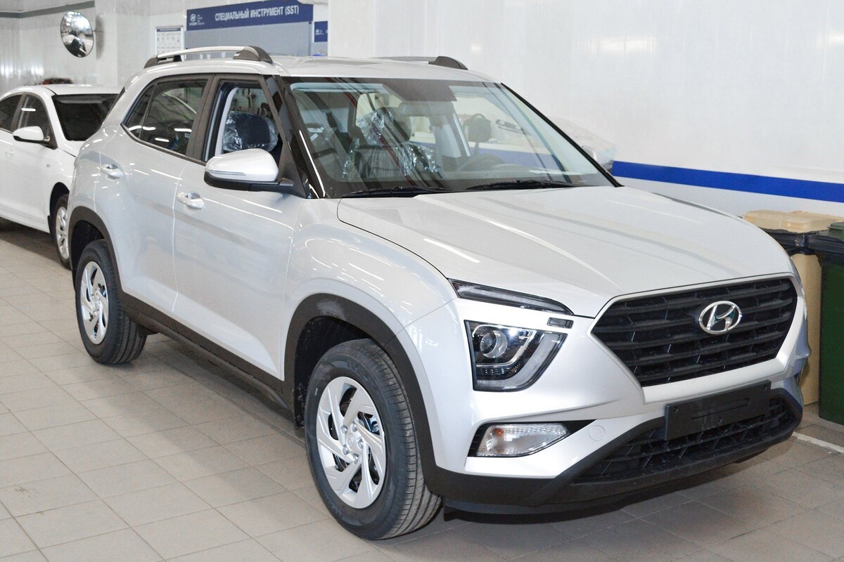 Рейлинги на крышу на Hyundai Creta II