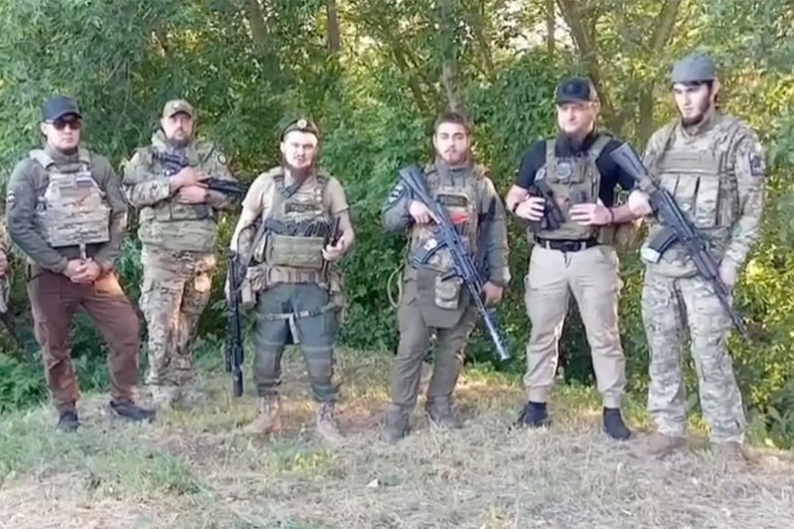    Кадр: Telegram-канал «Отряд "Тимсо" СпН "Ахмат" МО РФ»