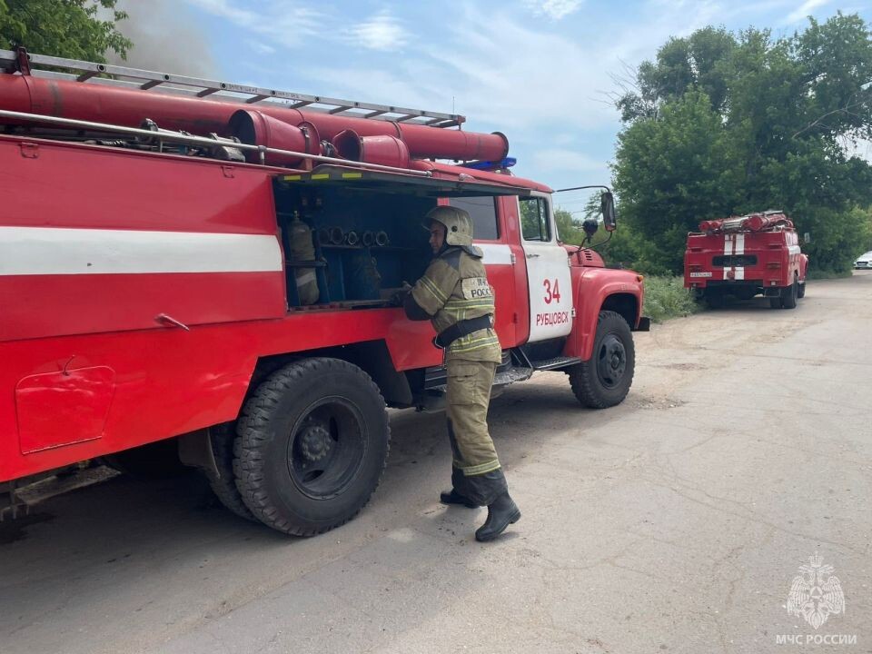    Пожар в Рубцовске. Источник: ГУ МВД по Алтайскому краю