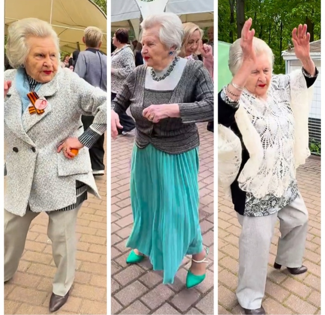 Валентина Ивановна танцы в Сокольниках 91год