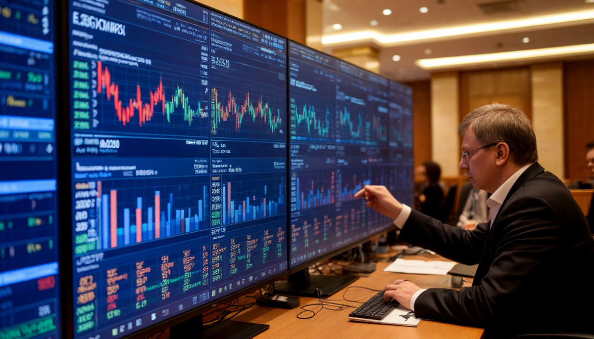 Вот так для нейросети YandexART выглядит Индекс Московской Биржи :)