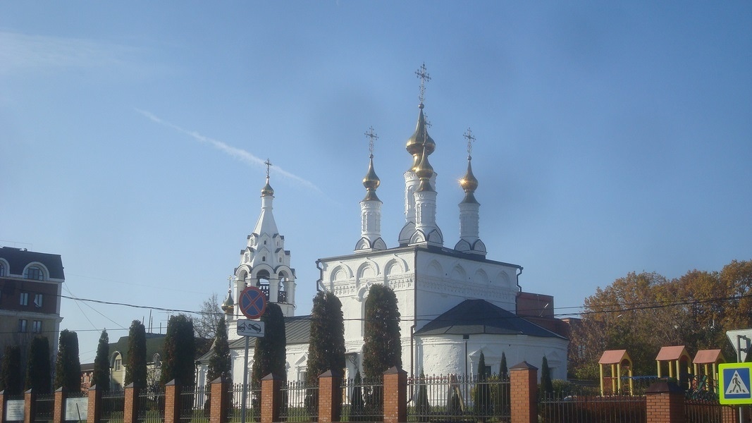 Благовещенская церковь, которую видно с рязанской ВДНХ