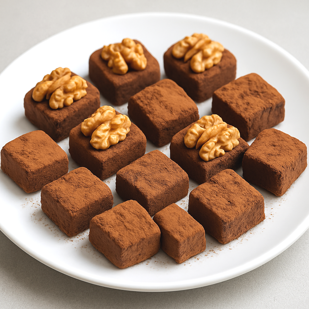 Домашние шоколадные конфеты из сгущёнки и какао