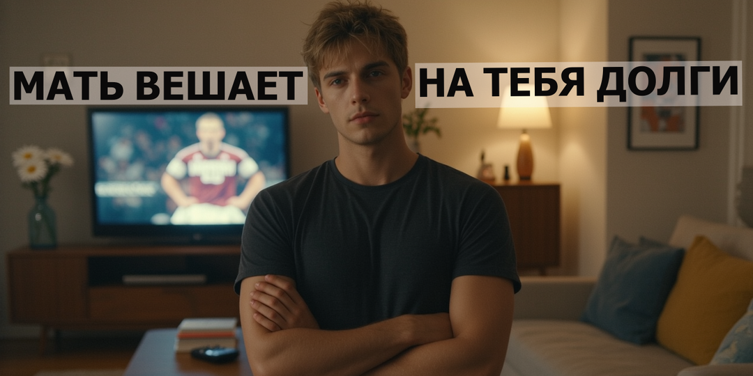 Твоя мать вешает на тебя долги за квартиру, в которой ты не живешь