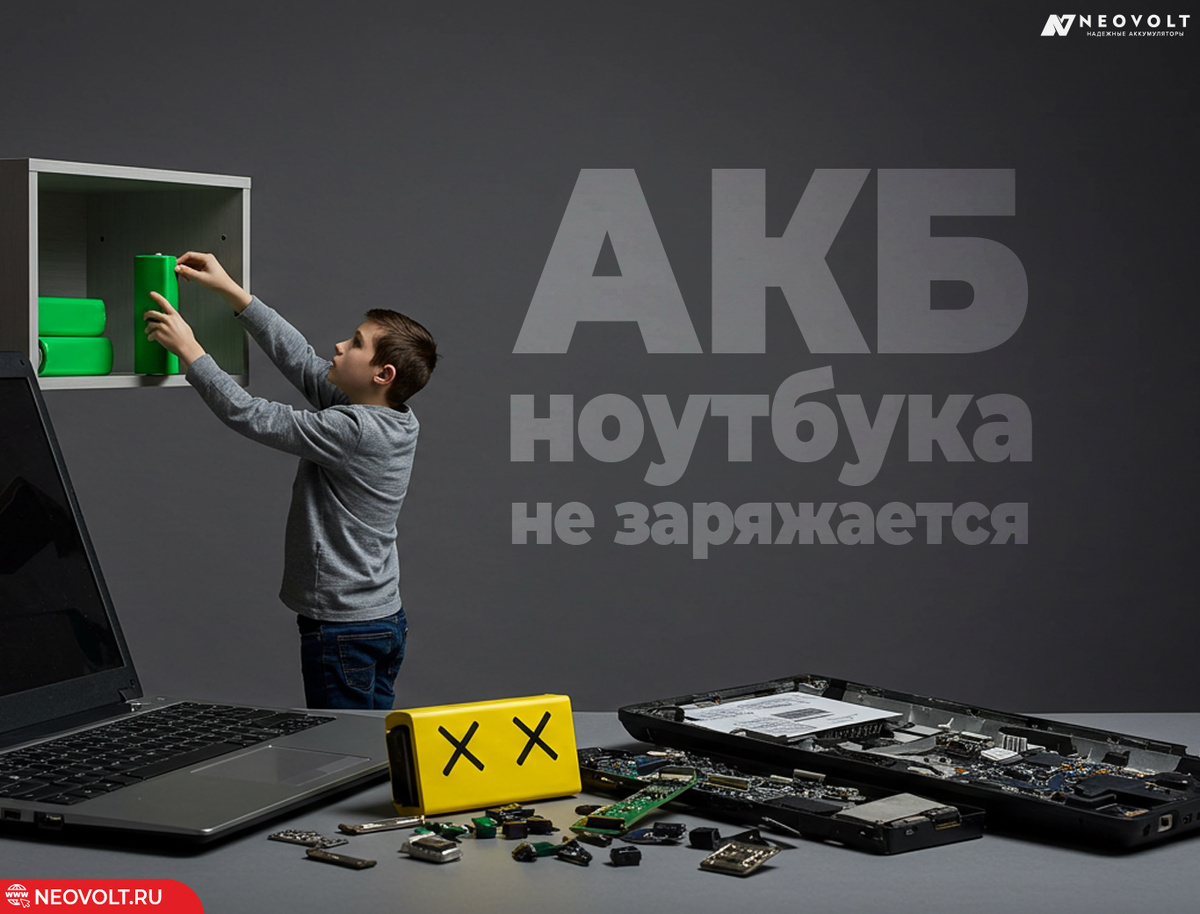 Что можно сделать, если АКБ ноутбука не заряжается? Для начала разберёмся в причинах.