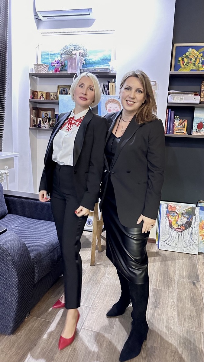 Психолог Эвелина Гаевская, стилист Оксана Санграева. После МК «Имидж женщины»