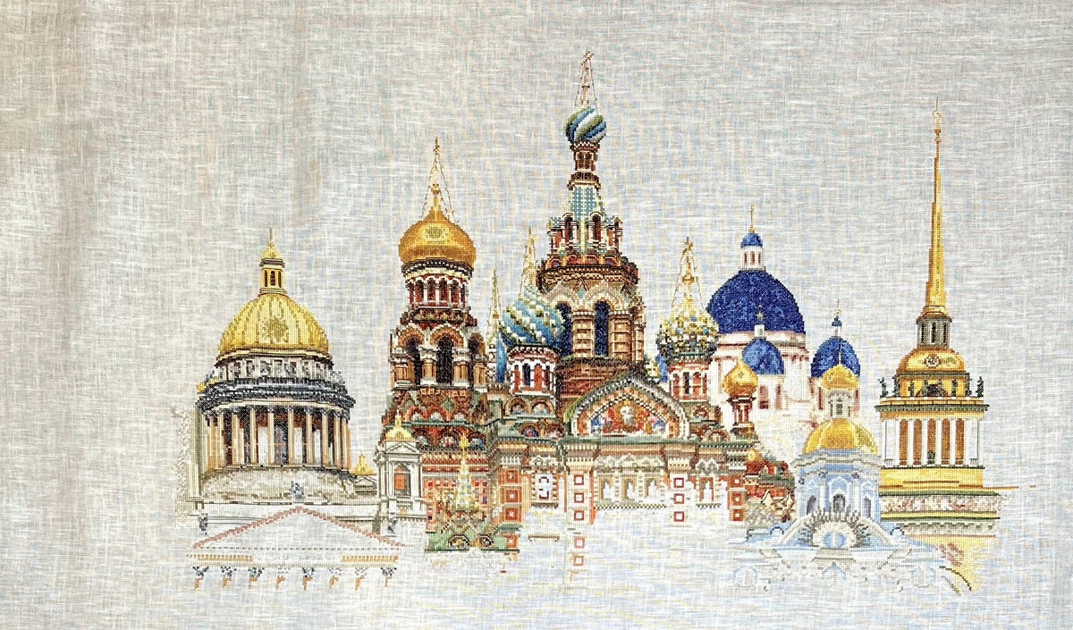 Вышитая работа на текущий момент