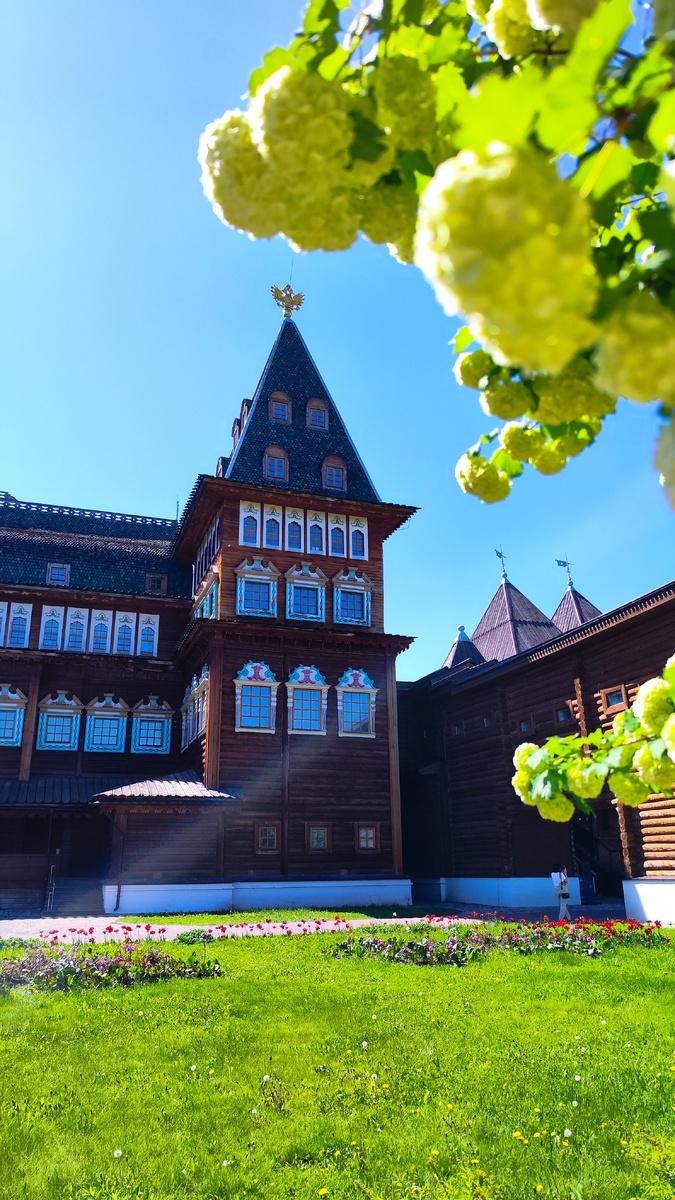 В парке Коломенское. Дворец Алексея Михайловича 