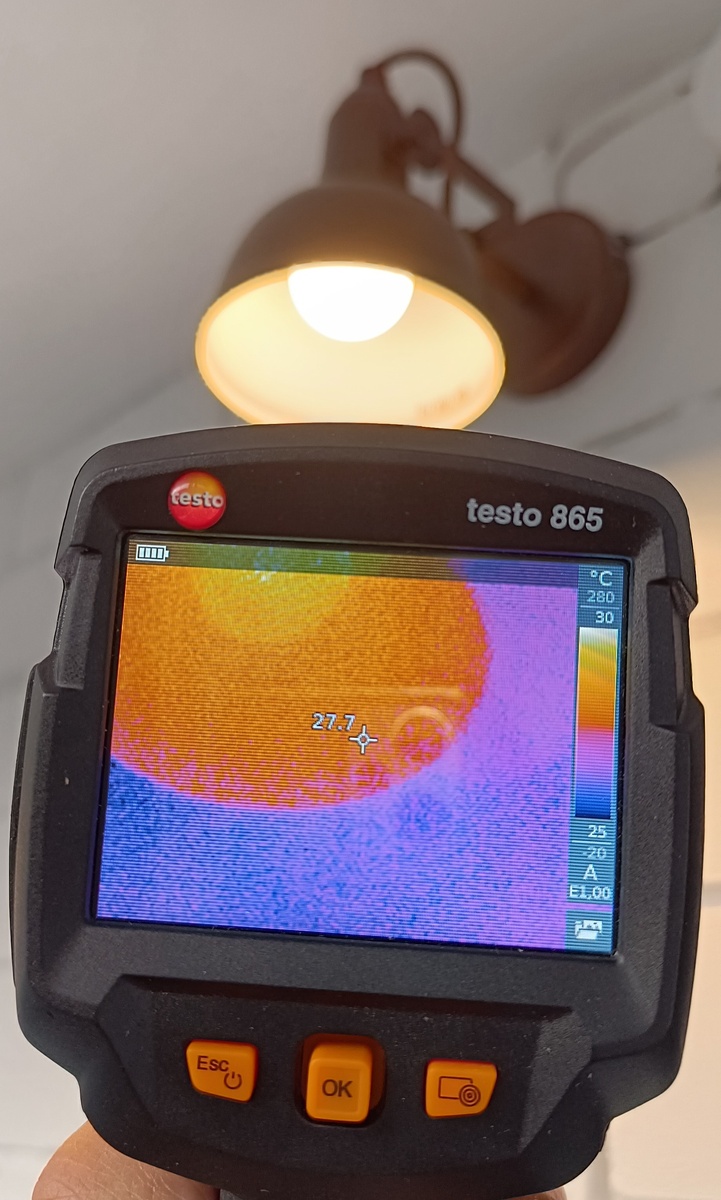 Тепловизор нашей электролаборатории Testo 865