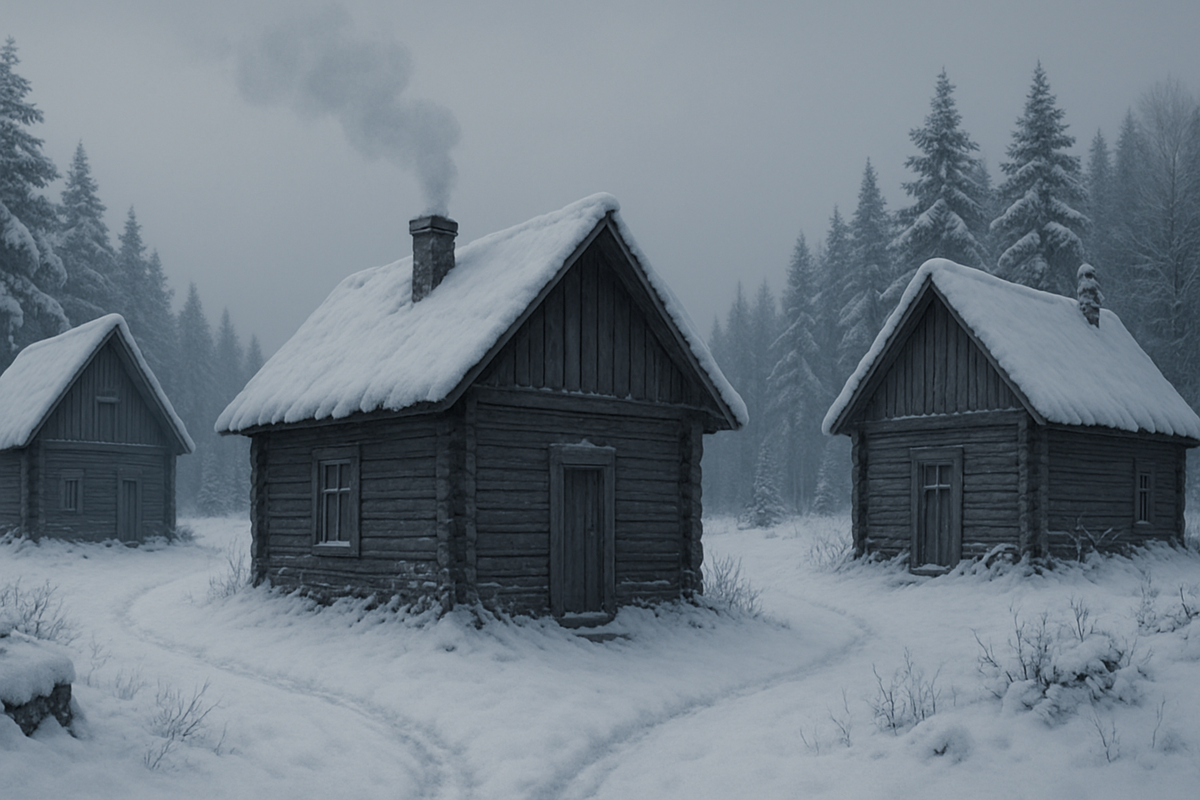 Зима в северной деревне — время, когда еда становится вопросом выживания.