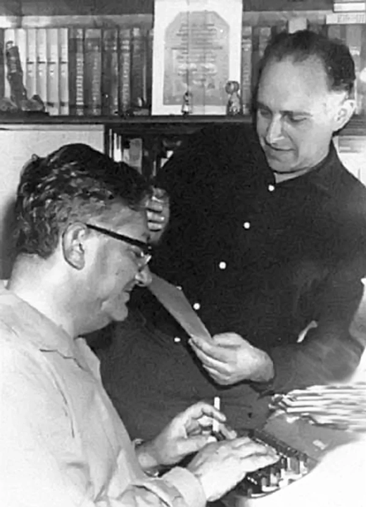 Исай Лукодьянов и Евгений Войскунский, фото из открытого источника