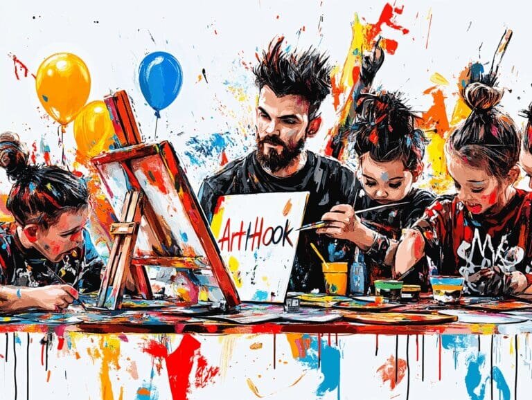    Художник на день рождения: создайте уникальный арт-праздник, который запомнится навсегда! Art-Hook.Ru