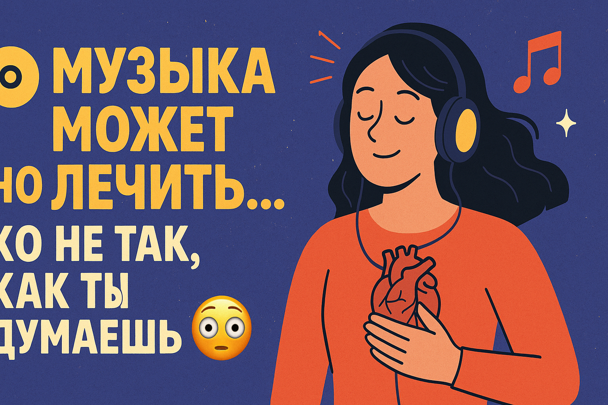 🎵 Музыка может лечить… но не так, как ты думаешь никаких чакр — только наука и кое-что удивительное