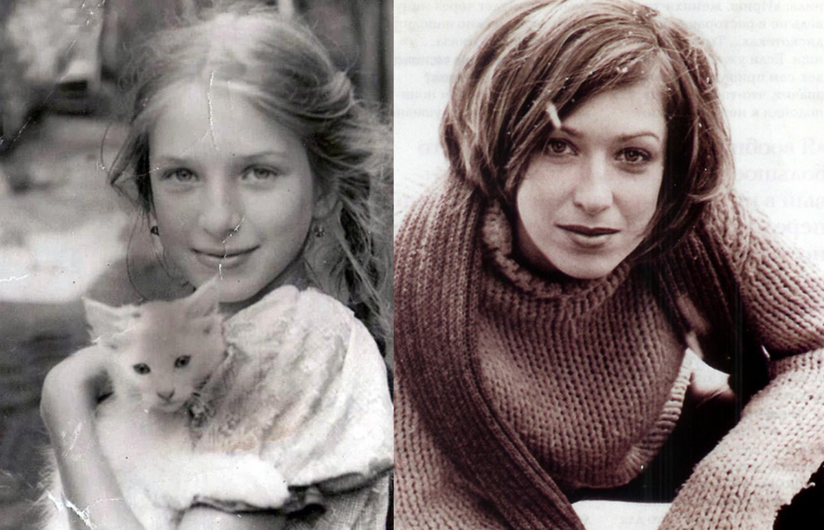 Ирина в детстве и в молодости