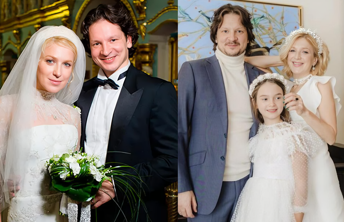 Ирина с мужем и дочерью