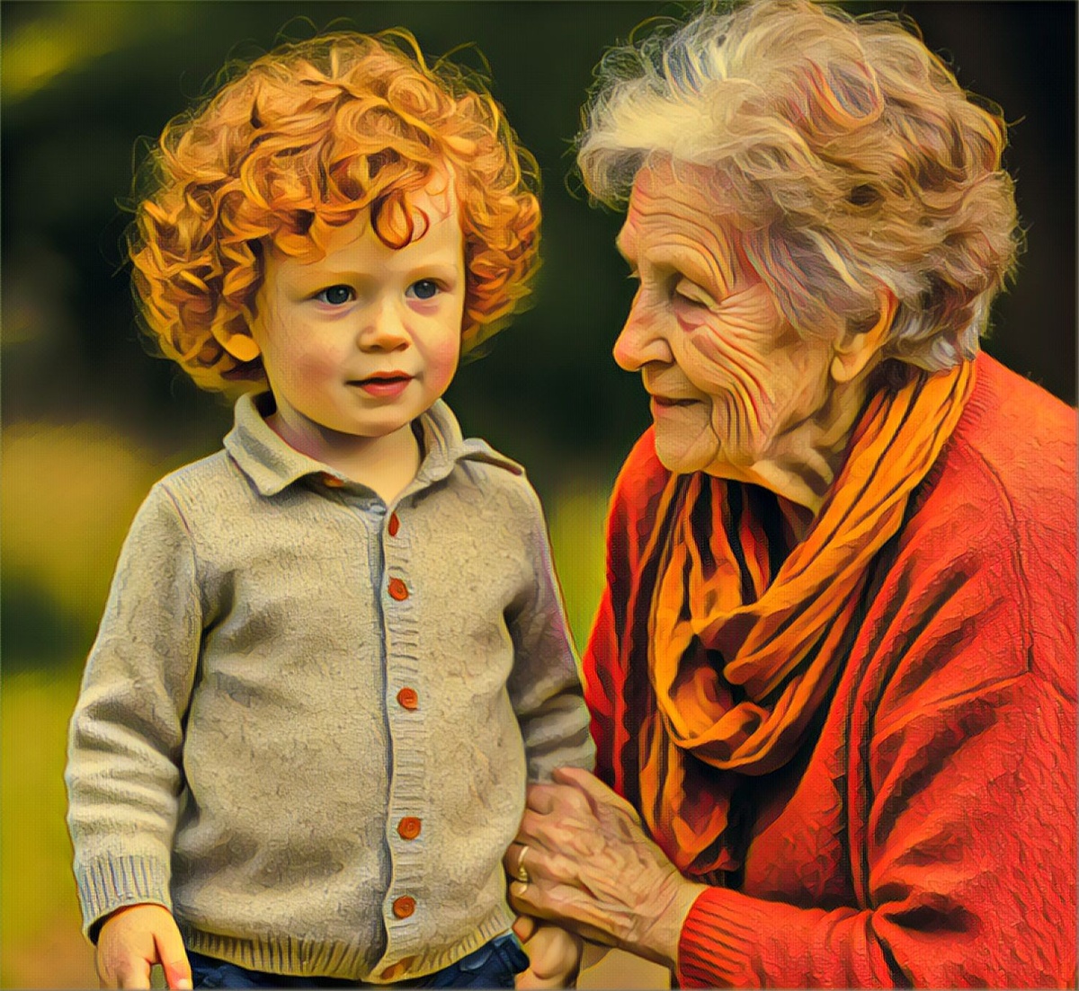 Платон и бабушка с песенками