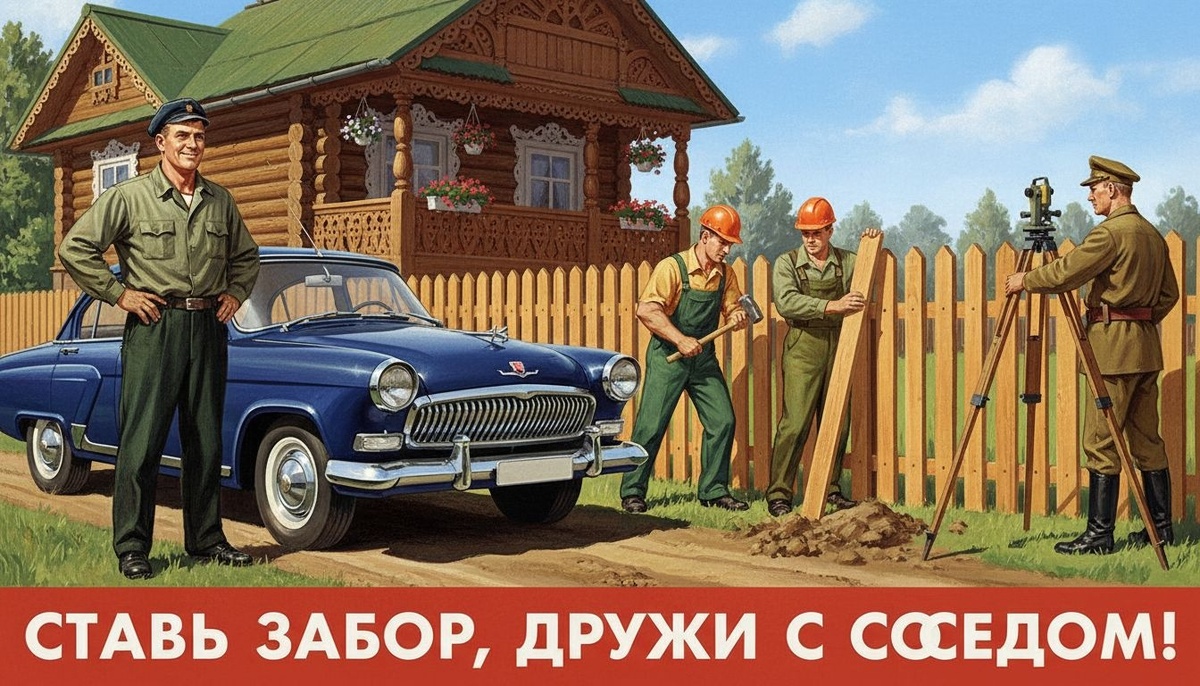 При установке забора важно перепроверить, где проходит граница земельного участка по данным ЕГРН. Может так получиться, что вы установите забор неправильно. Кадастр и право: https://vita-house.ru