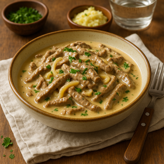 Бефстроганов рецепты от Дарики