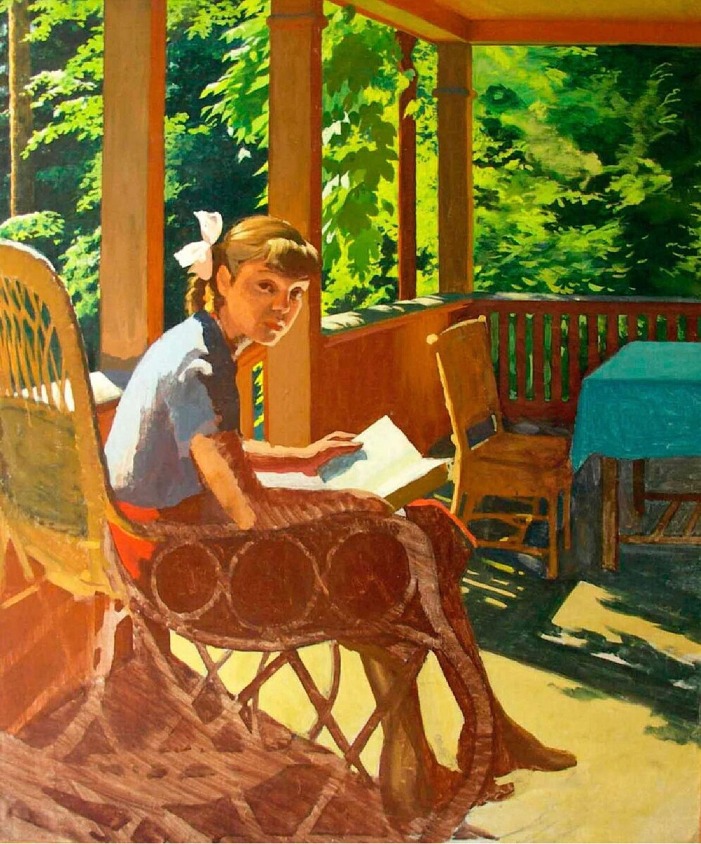 Александр Лактионов. «На террасе». 1956