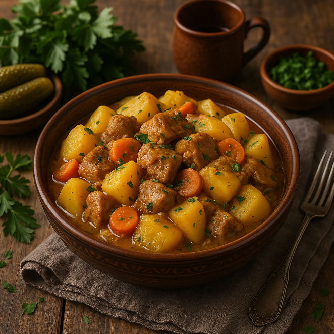 Жаркое из свинины с картошкой рецепты от Дарики