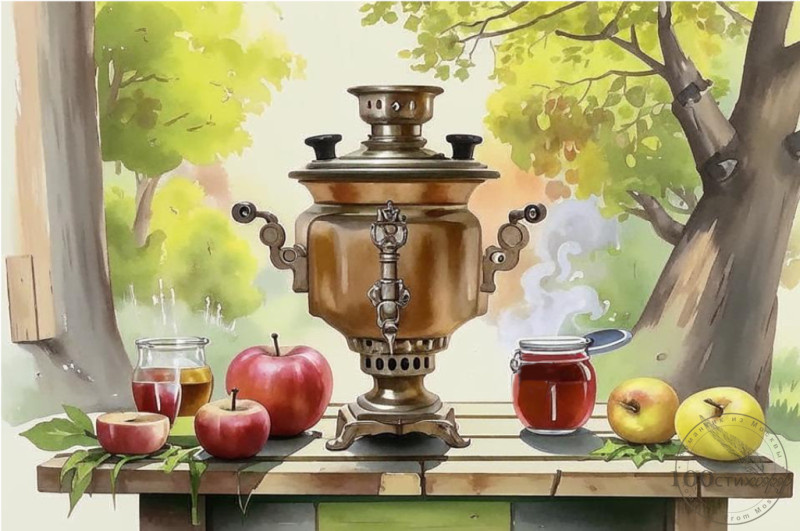 Самовар с вареньем