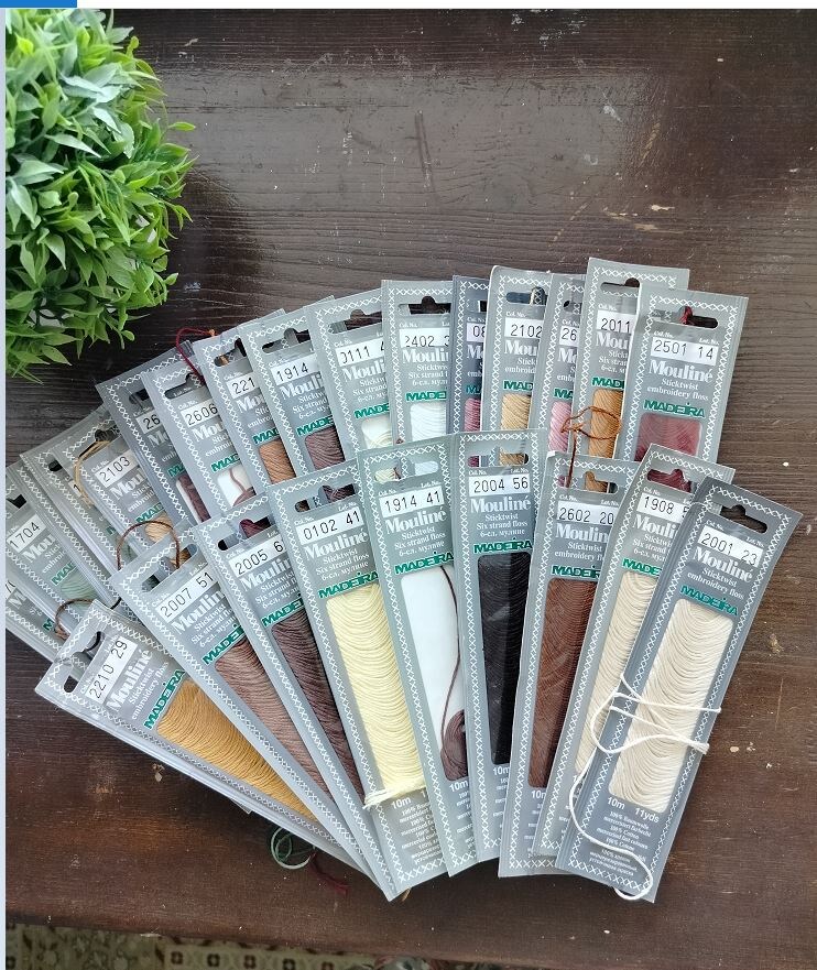 Небольшая часть купленных ниток.                  ©Фото: Вязальный флуд и ещё ни о чём... 