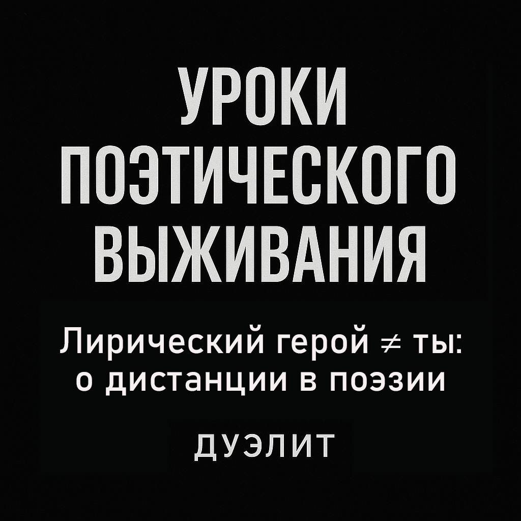 Ты пишешь: «мне больно» — а потом ловишь сочувствие, которого не просил.
Потому что никто не верит в лирических героев.