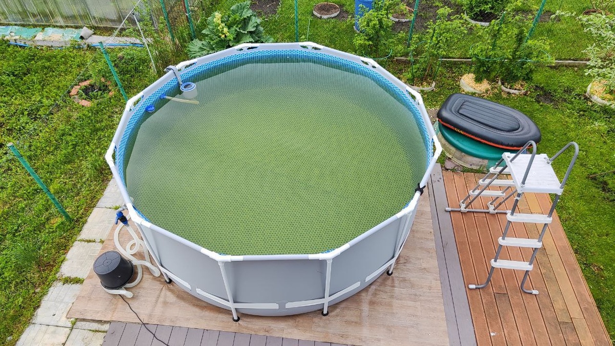 Такая вода была.