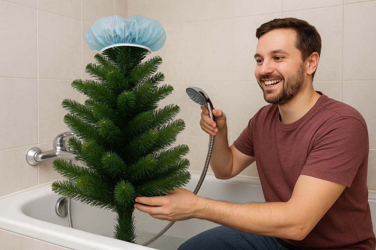 Как ухаживать за искусственной елкой?