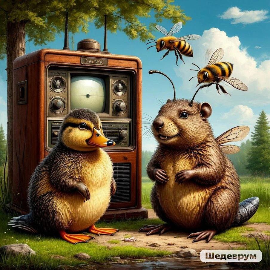 Мы попросили нейросеть нарисовать иллюстрацию к некоторым словам @ "Шедеврум"