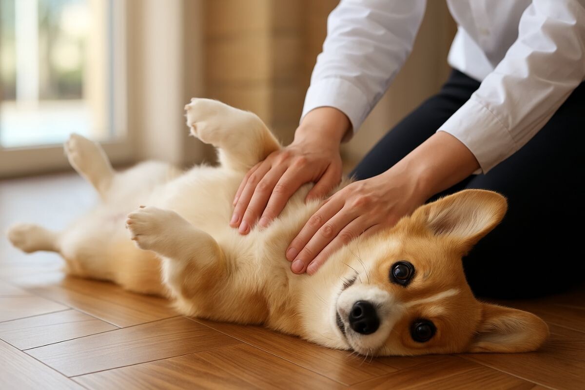 Как понять, что у собаки болит живот