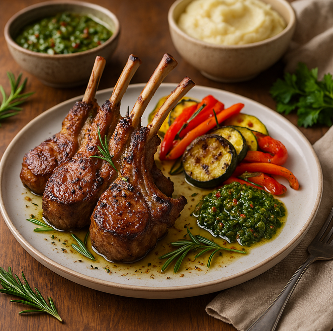 Каре ягнёнка на гриле рецепиты от Дарики