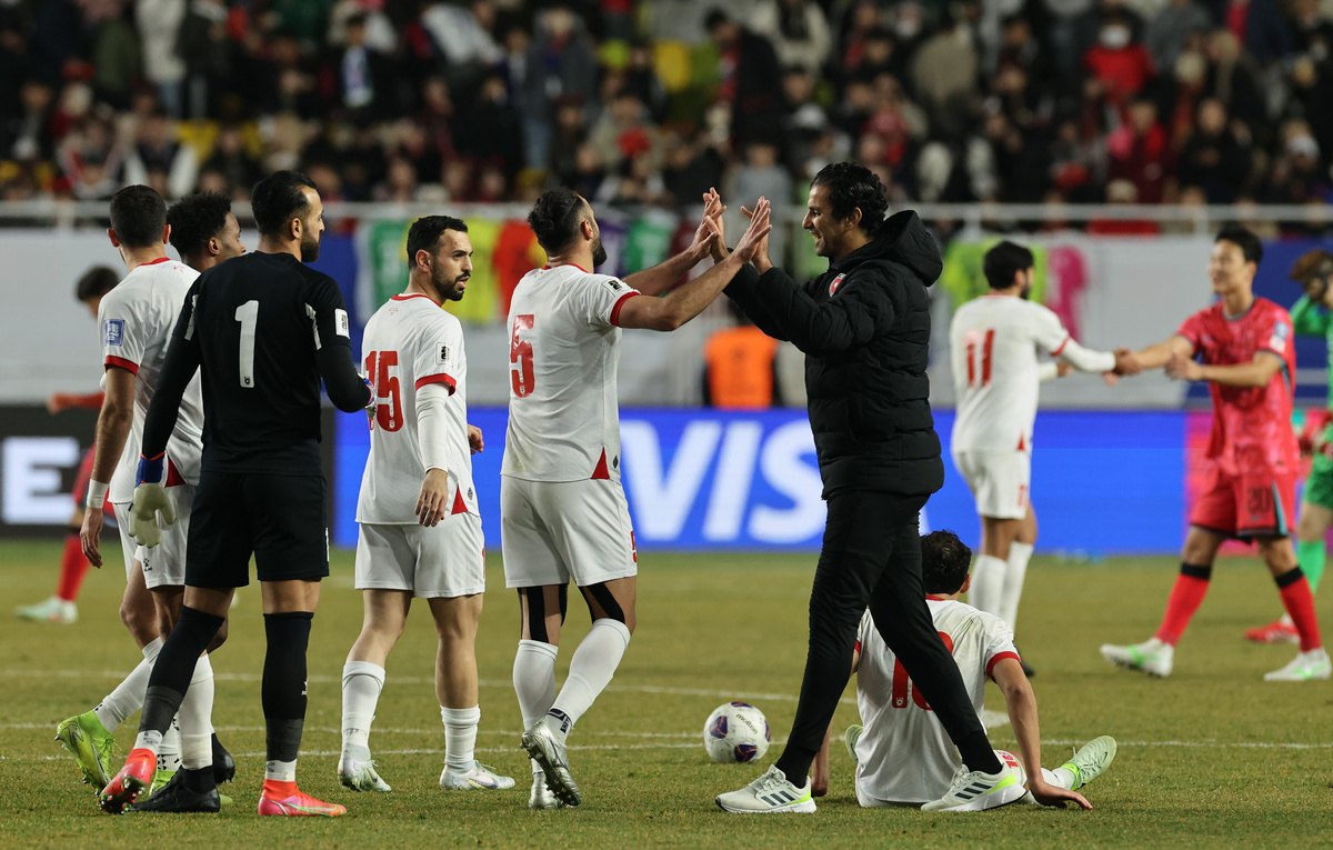    Игроки сборной Иордании  Han Myung-Gu/Getty Images