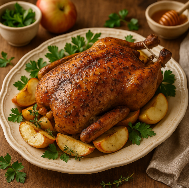 Жареная утка с яблоками рецепты от Дарики