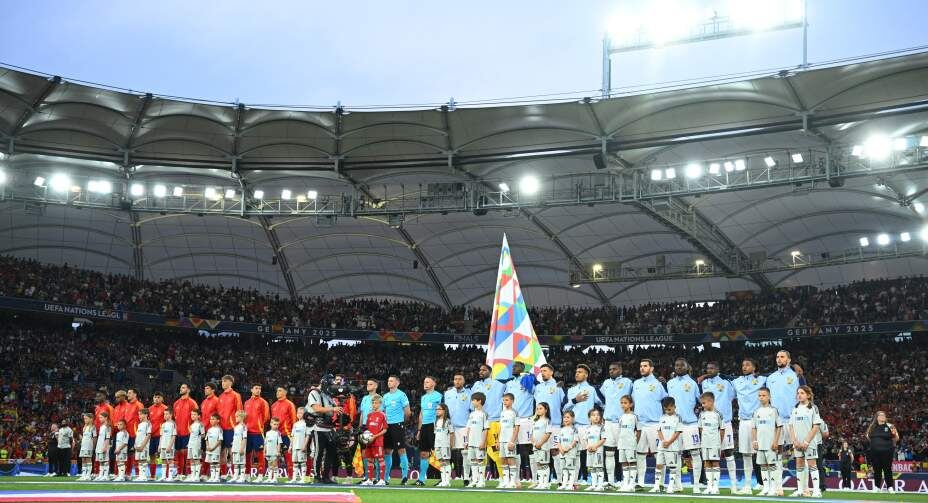    Сборные Испании и Франции выявили сильнейшего в полуфинале Лиги наций. Фото: Reuters