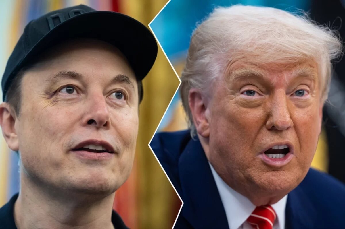    Илон Маск, Дональд Трамп.