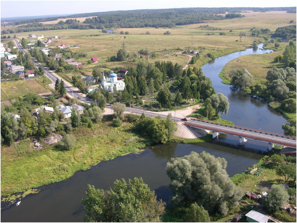 Москва-река. Храм во имя Ильи Пророка