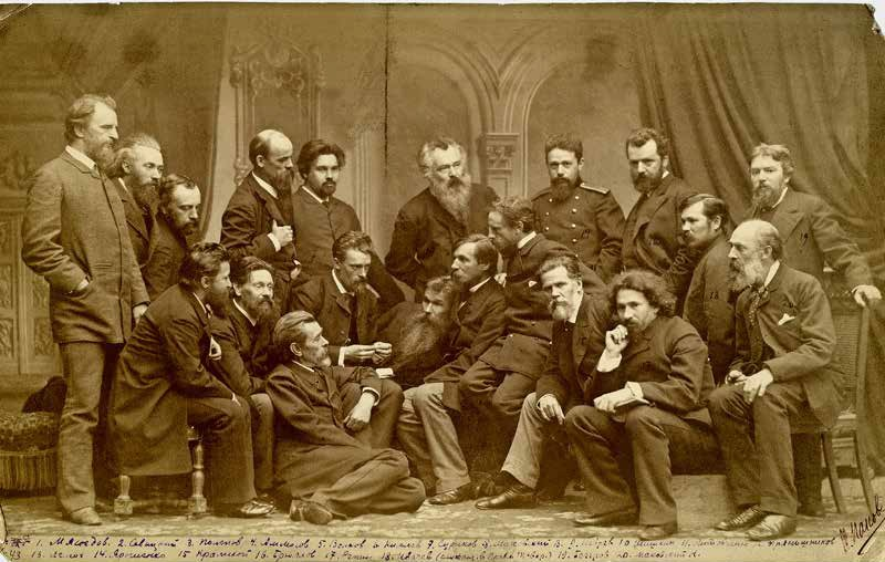 Члены Товарищества Передвижных Художественных выставок