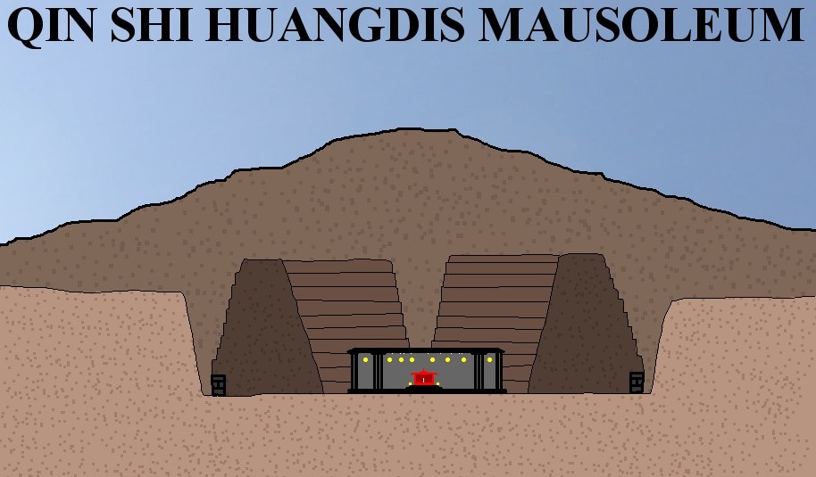 Схематическая планировка погребального комплекса