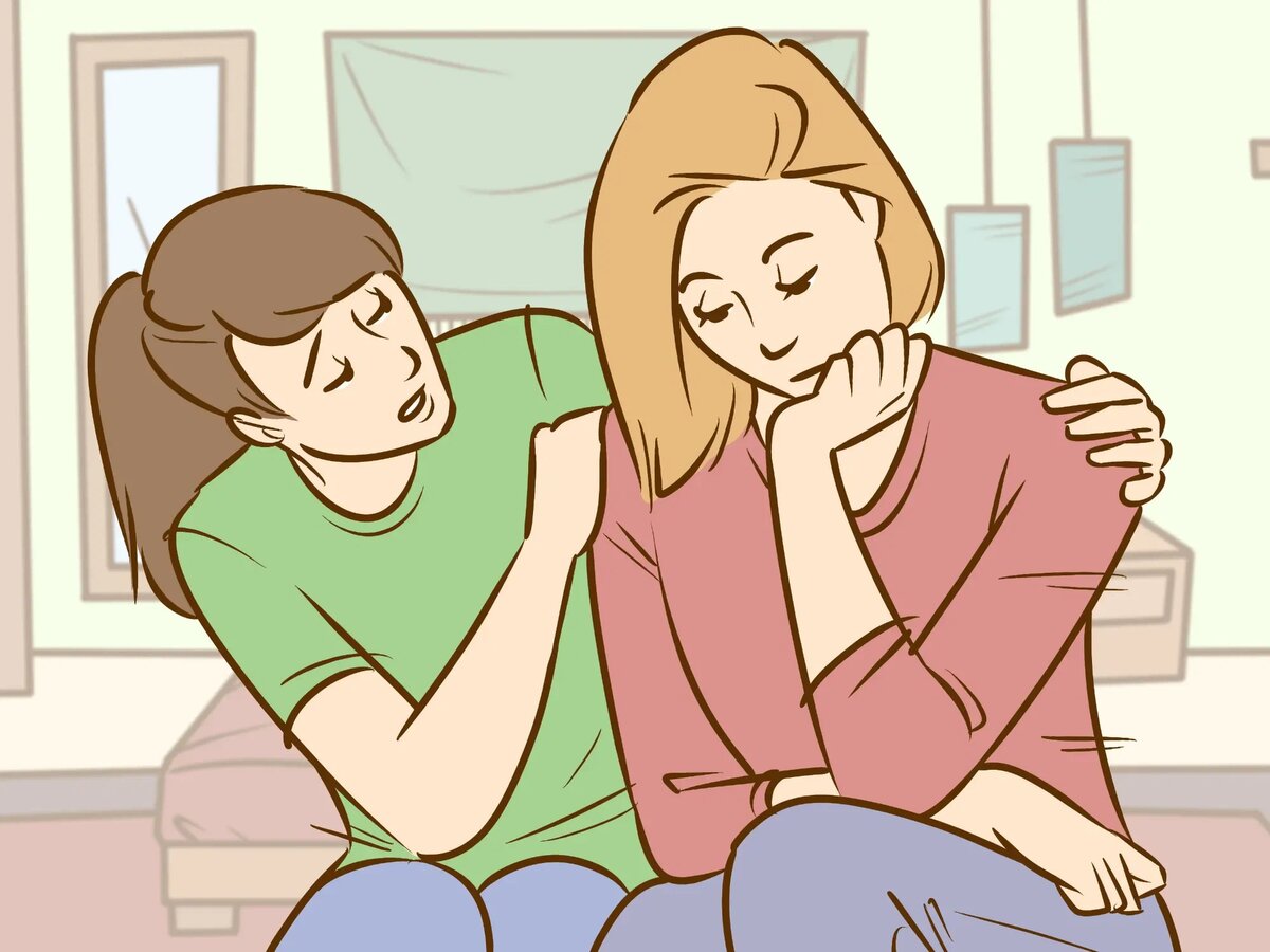 Поддержка близких, утешение - очень важно на первых этапах