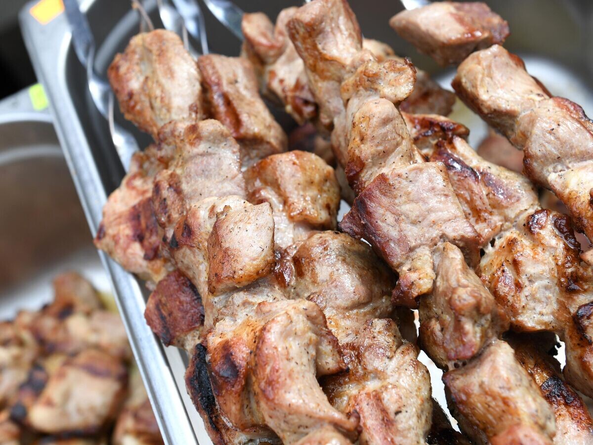    Шашлык © РИА Новости / Сергей Пятаков