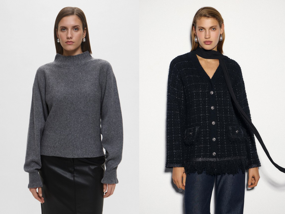 Покупки этого года: Джемпер Twinset, кардиган Idol (неидеальный состав, но очень понравился фасон)