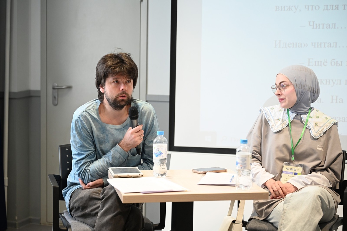 Алексей Конаков на семинаре «Литоруб» на фестивале ТОМ III