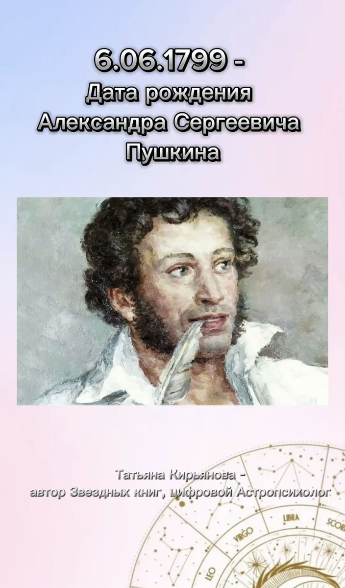 Дата рождения Пушкина